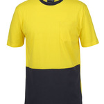 Hi Vis Crew Neck Cotton T-Shirt